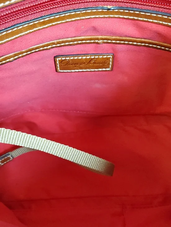 Dooney & Bourke Yellow Lexighton Tote w/Bag Charm - Picture 12 of 13